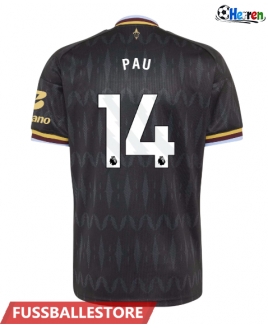 Günstige Aston Villa Pau Torres #14 Auswärtstrikot 2026-27 Kurzarm